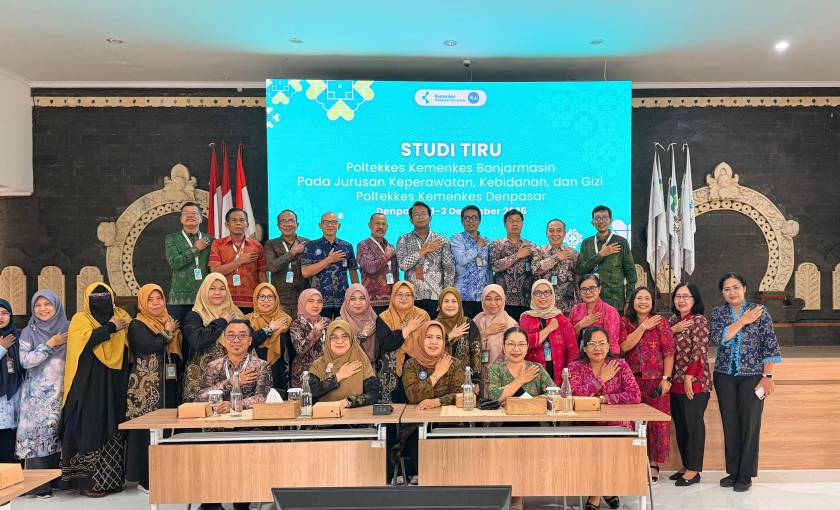 Perkuat Tata Kelola Akademik, Poltekkes Banjarmasin Studi Banding ke Poltekkes Denpasar